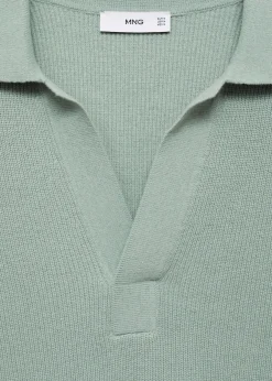 MANGO Kardigany I Swetry|Koszulki Polo*Sweter polo z dzianiny z mieszanki wełny