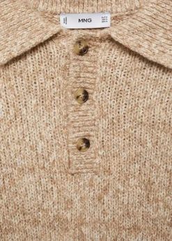 MANGO Kardigany I Swetry|Koszulki Polo*Sweter polo z dzianiny z mieszanki wełny