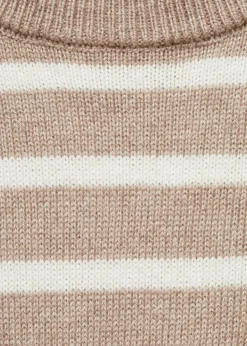 Dzieci MANGO Swetry I Kardigany*Sweter w paski z falbankami