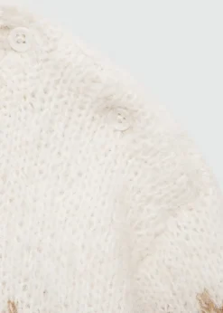 Dzieci MANGO Swetry I Kardigany*Sweter z żakardowej dzianiny