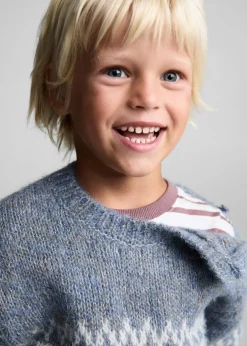 Dzieci MANGO Swetry I Kardigany*Sweter z żakardowej dzianiny