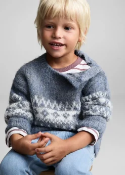 Dzieci MANGO Swetry I Kardigany*Sweter z żakardowej dzianiny