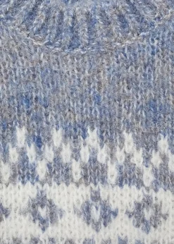 Dzieci MANGO Swetry I Kardigany*Sweter z żakardowej dzianiny