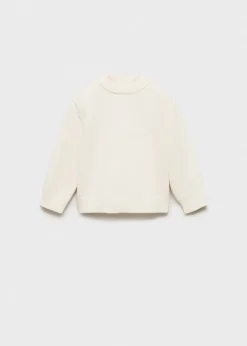 Dzieci MANGO Swetry I Kardigany*Sweter z bawełnianej dzianiny