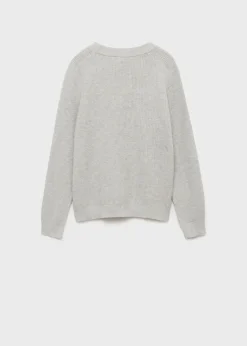 Dzieci MANGO Swetry I Kardigany*Sweter z bawełnianej dzianiny