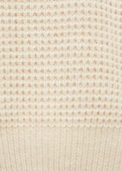 MANGO Kardigany I Swetry*Sweter z dekoltem w szpic z wełny alpaki