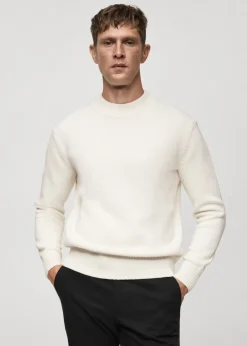 MANGO Kardigany I Swetry*Sweter z dzianiny bawełnianej o średniej grubości