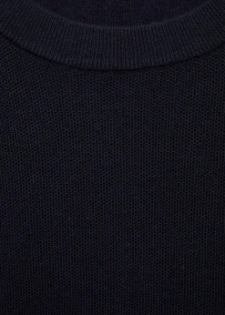 MANGO Kardigany I Swetry*Sweter z dzianiny bawełnianej z drobną teksturą