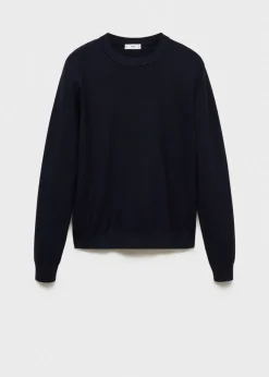 MANGO Kardigany I Swetry*Sweter z dzianiny bawełnianej z drobną teksturą