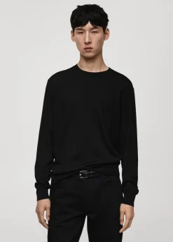 MANGO Kardigany I Swetry*Sweter z dzianiny o średniej grubości z 100% wełny