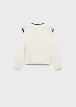 Dzieci MANGO Swetry I Kardigany*Sweter z dzianiny w kontrastowych kolorach