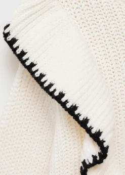 Dzieci MANGO Swetry I Kardigany*Sweter z dzianiny w kontrastowych kolorach