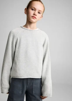 Dzieci MANGO Swetry I Kardigany*Sweter z dzianiny z 100% bawełny