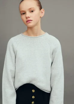 Dzieci MANGO Swetry I Kardigany*Sweter z dzianiny z 100% bawełny