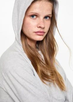 MANGO Swetry I Kardigany|Bluzy*Sweter z dzianiny z kapturem