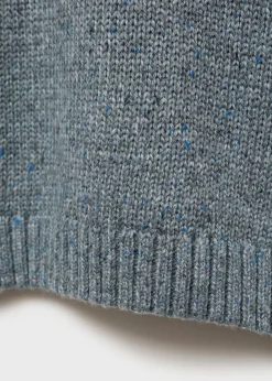 Dzieci MANGO Swetry I Kardigany*Sweter z dzianiny z kołnierzykiem polo