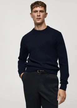 MANGO Kardigany I Swetry*Sweter z dzianiny z mieszanki wełny