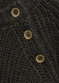 Dzieci MANGO Swetry I Kardigany*Sweter z dzianiny z ozdobnymi guzikami