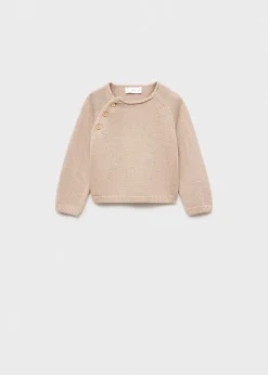 Dzieci MANGO Swetry I Kardigany|Swetry I Kardigany*Sweter z dzianiny z ozdobnymi guzikami