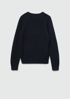 Dzieci MANGO Swetry I Kardigany*Sweter z dzianiny z ozdobnymi guzikami