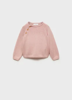 Dzieci MANGO Swetry I Kardigany|Swetry I Kardigany*Sweter z dzianiny z ozdobnymi guzikami