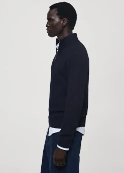 MANGO Kardigany I Swetry*Sweter z dzianiny z półgolfem