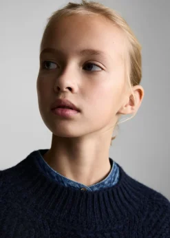 Dzieci MANGO Swetry I Kardigany*Sweter z dzianiny z półgolfem