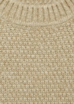 MANGO Kardigany I Swetry*Sweter z dzianiny z teksturą