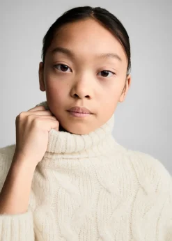 Dzieci MANGO Swetry I Kardigany*Sweter z dzianiny z warkoczami