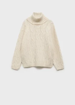 Dzieci MANGO Swetry I Kardigany*Sweter z dzianiny z warkoczami