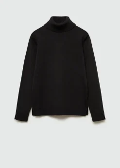 Dzieci MANGO Swetry I Kardigany*Sweter z dzianiny z wywijanym golfem