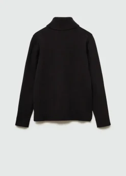 Dzieci MANGO Swetry I Kardigany*Sweter z dzianiny z wywijanym golfem