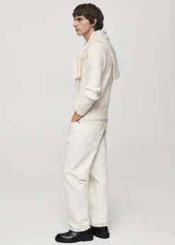 MANGO Kardigany I Swetry*Sweter z dzianiny ze strukturą cuadrillé