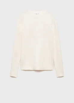 MANGO Kardigany I Swetry*Sweter z dzianiny ze strukturą cuadrillé