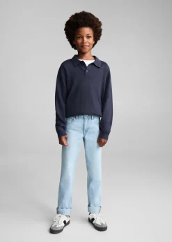 Dzieci MANGO Swetry I Kardigany*Sweter z kołnierzykiem polo