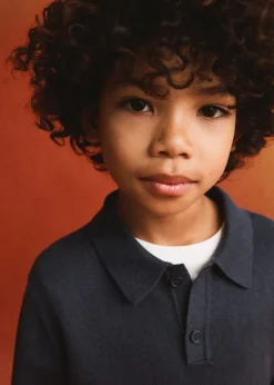 Dzieci MANGO Swetry I Kardigany*Sweter z kołnierzykiem polo