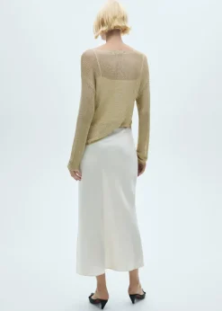 MANGO Swetry I Kardigany*Sweter z lureksu z dekoltem w łódkę