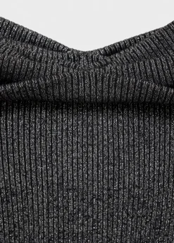 MANGO Swetry I Kardigany*Sweter z lureksu z odkrytymi ramionami