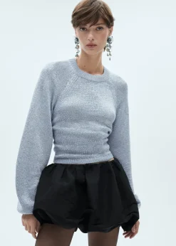 MANGO Swetry I Kardigany*Sweter z lureksu z odkrytymi plecami