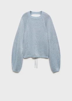 MANGO Swetry I Kardigany*Sweter z lureksu z odkrytymi plecami