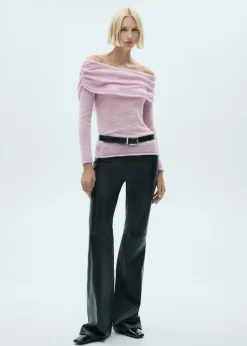 MANGO Swetry I Kardigany*Sweter z marszczonymi ściągaczami