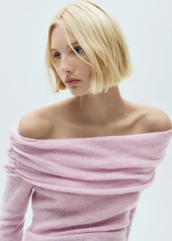 MANGO Swetry I Kardigany*Sweter z marszczonymi ściągaczami