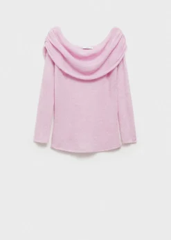 MANGO Swetry I Kardigany*Sweter z marszczonymi ściągaczami