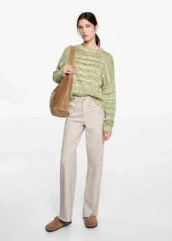 MANGO Swetry I Kardigany*Sweter z melanżowej dzianiny