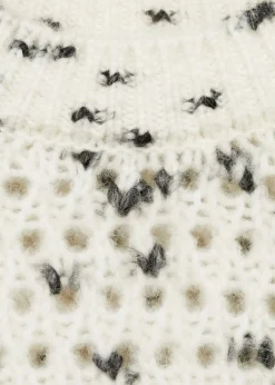 MANGO Swetry I Kardigany*Sweter z melanżowej prążkowanej dzianiny