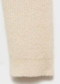 MANGO Swetry I Kardigany*Sweter z mieszanki wełny z wywijanym kołnierzem