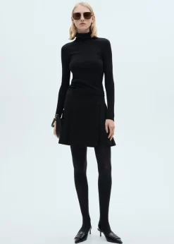 MANGO Swetry I Kardigany*Sweter z mieszanki wełny z wywijanym kołnierzem