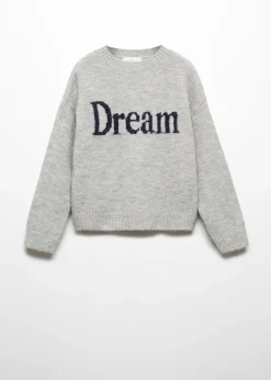 Dzieci MANGO Swetry I Kardigany*Sweter z nadrukiem i napisem