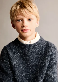 Dzieci MANGO Swetry I Kardigany*Sweter z okrągłym dekoltem