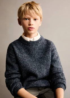 Dzieci MANGO Swetry I Kardigany*Sweter z okrągłym dekoltem